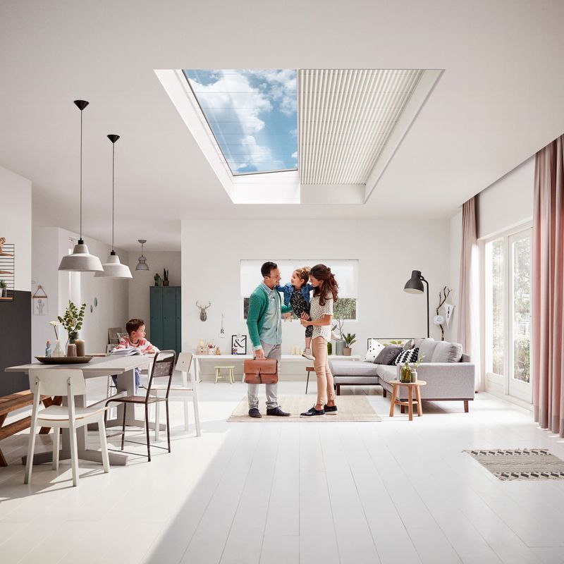 Skylight Two Way Pleated - Wand | Pleated Blinds