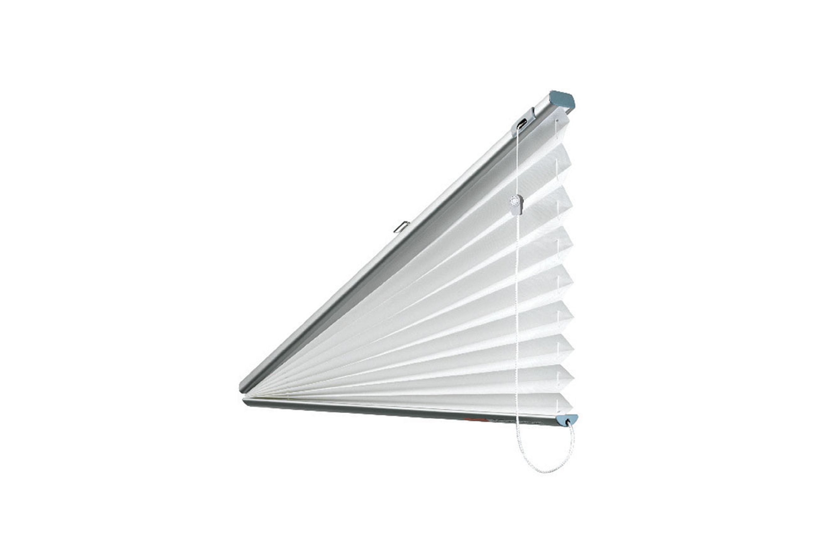 Triangle Fan Top Slope Pleat | Pleated Blinds