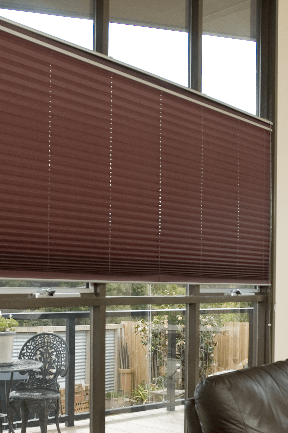 Triangle Horizontal Top Pleated Blind | Pleated Blinds