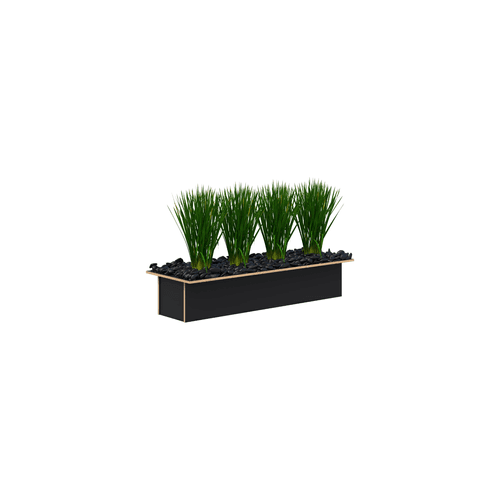 Rapid/Mascot/Block - Set of pots and artifical plants