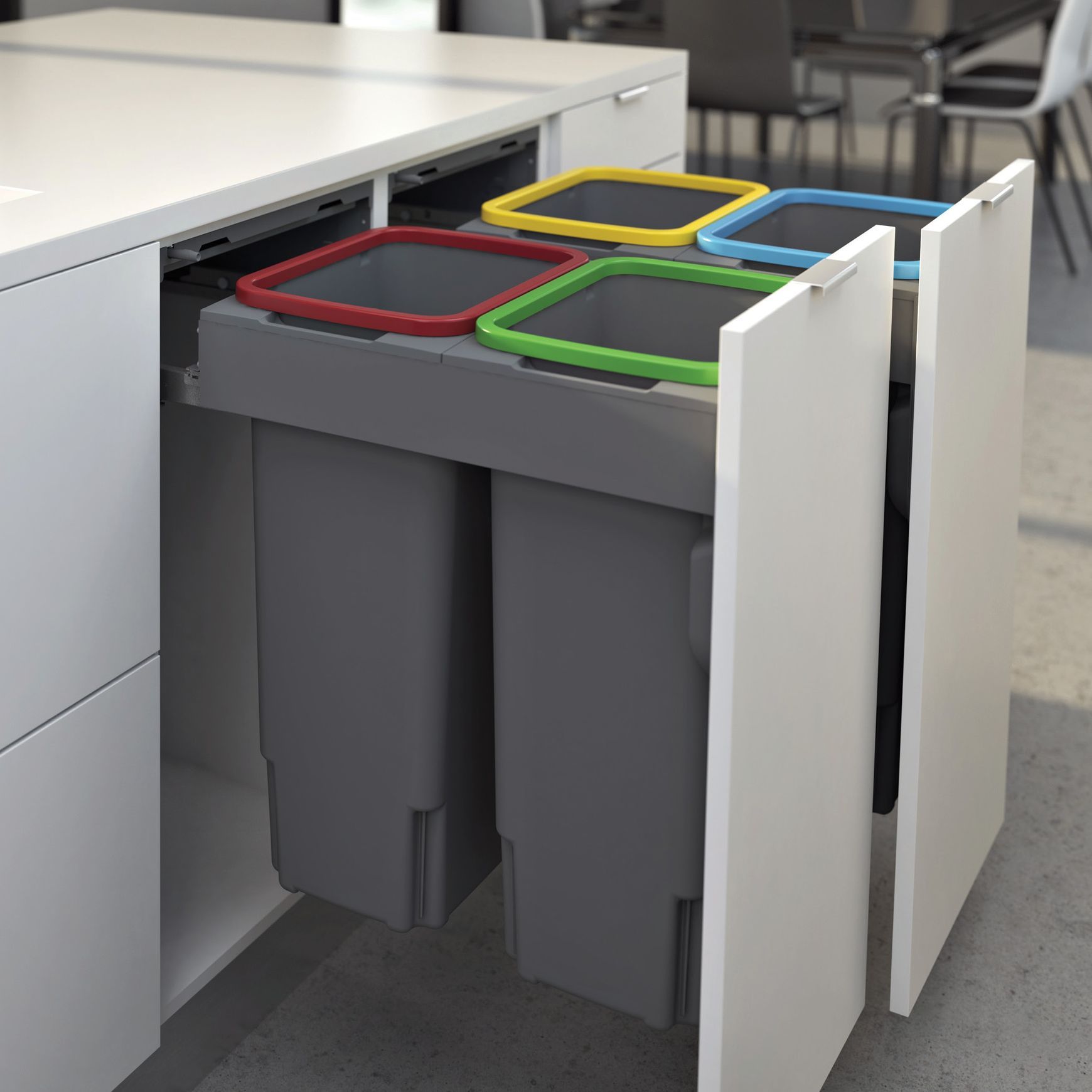 Waste + Recycling at Work | Colour Coded Liner Holders