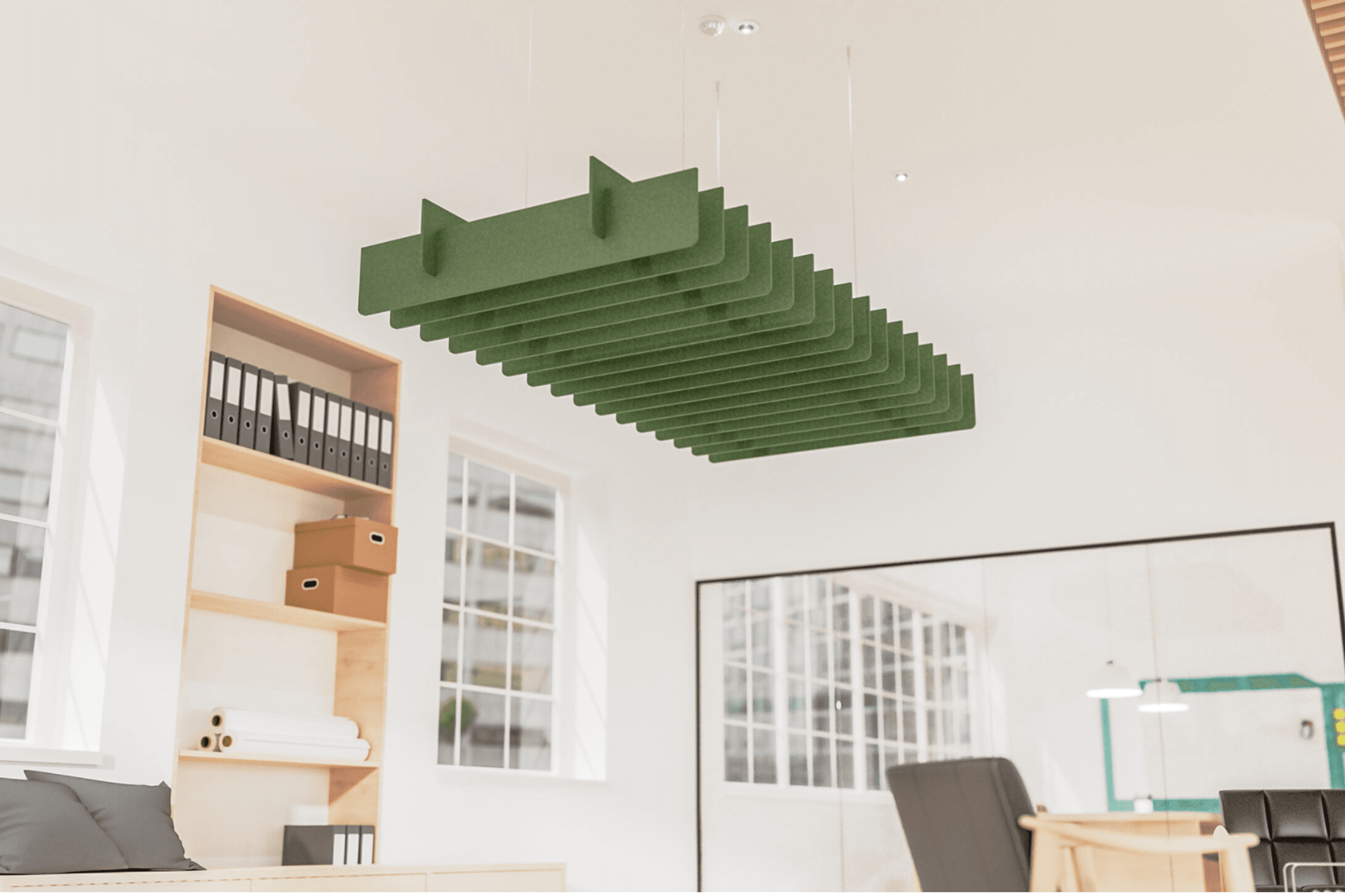Acoustic Ceiling Lattice