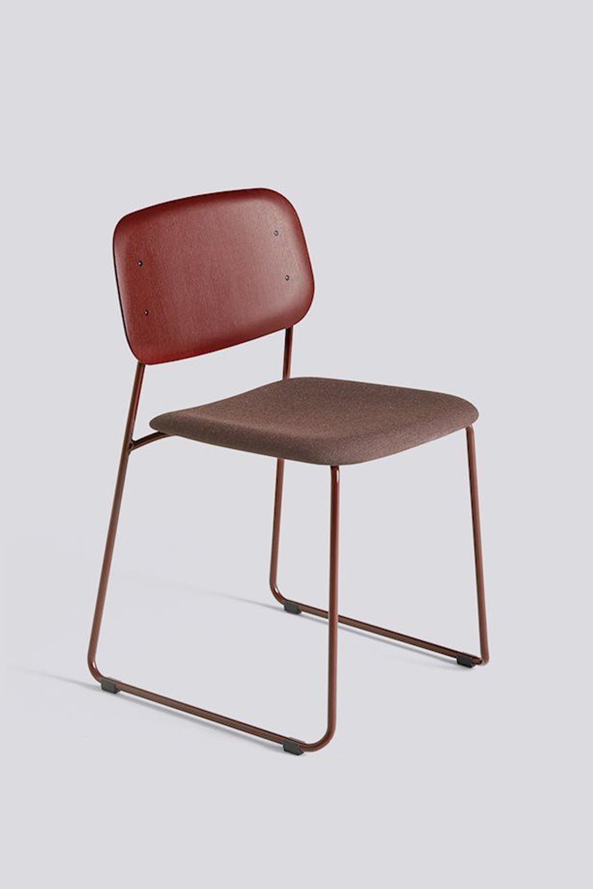 Soft Edge 10 Chair Sled Seat Upholstery by HAY