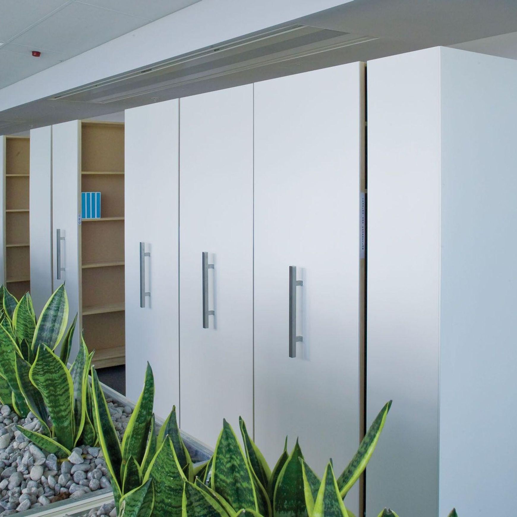 Manual Mobile Shelving by Lundia