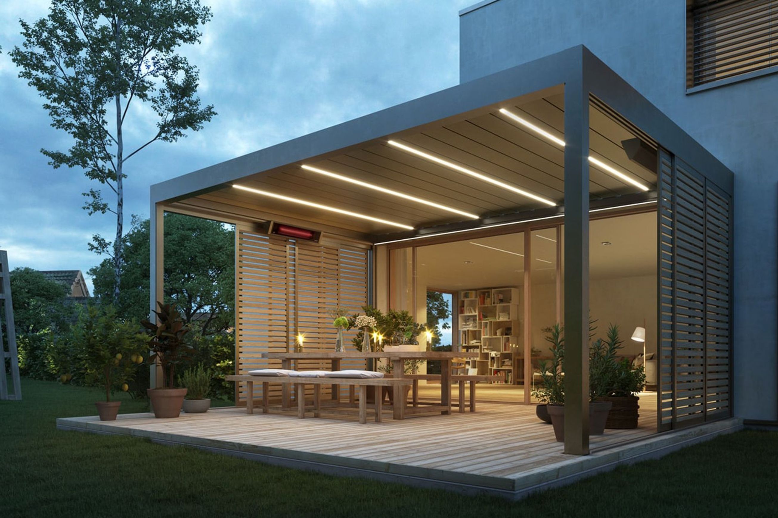 Lamaxa L50 Louvre Roof | Warema