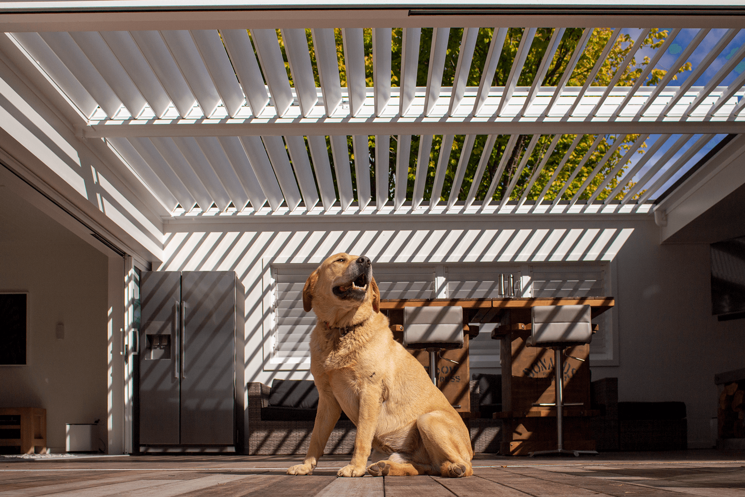SunPivot® Louvre Roof