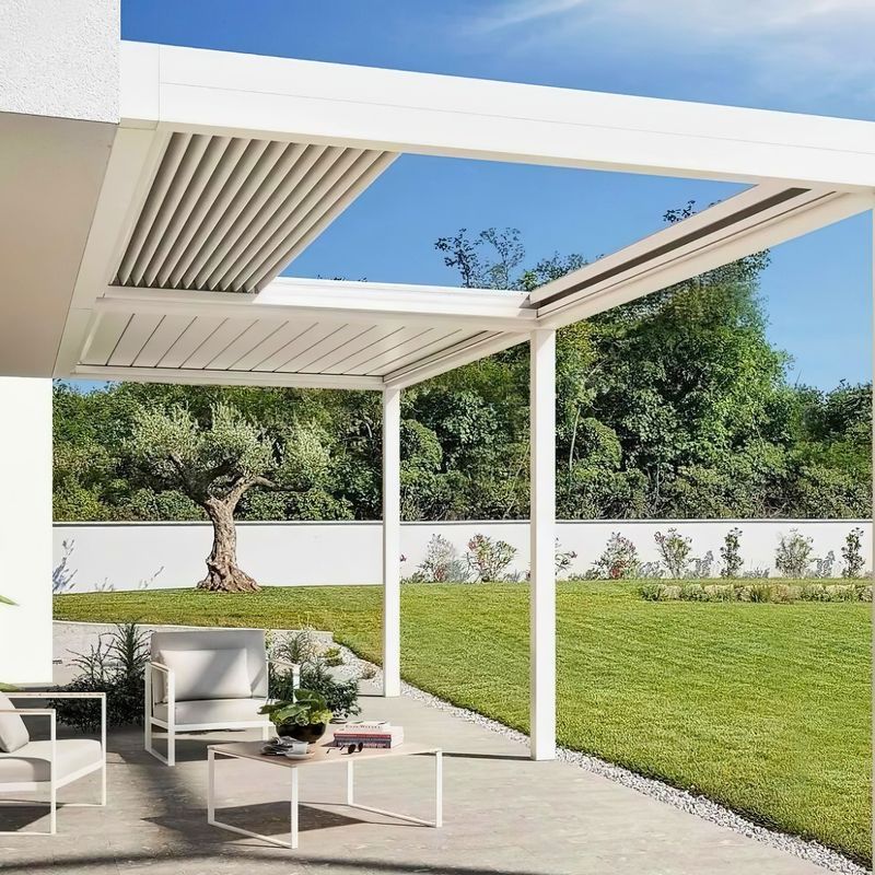 Med Opra Retractable Louvre Roof