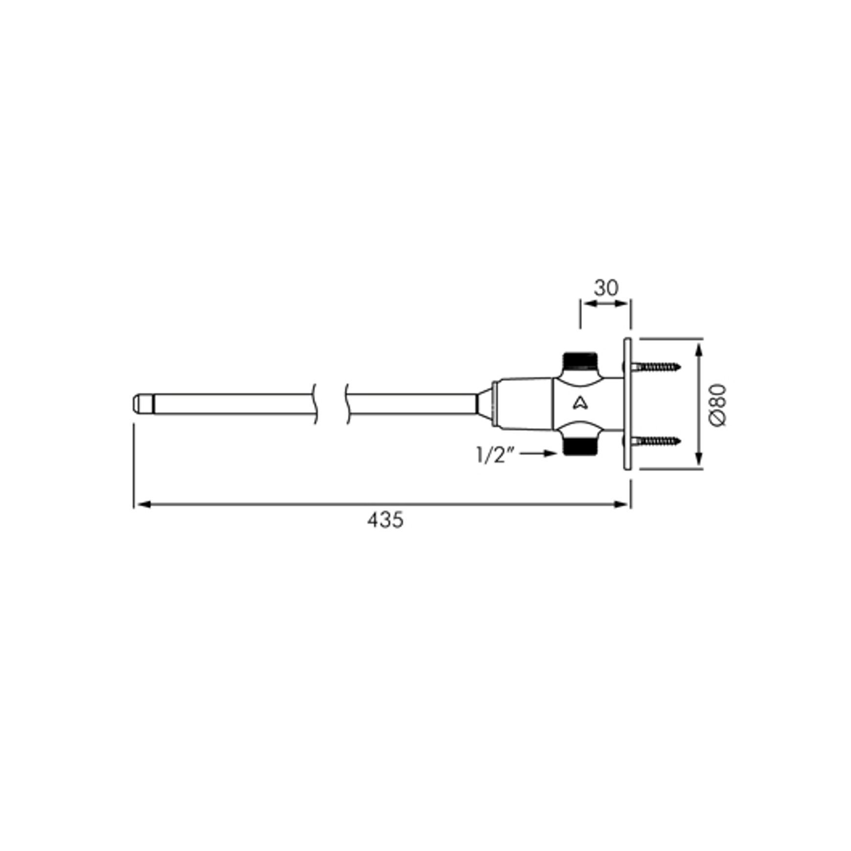 Delabie Tempogenou Knee Operated Time Flow Valve