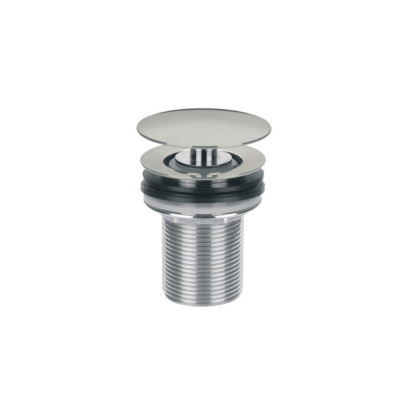 Clikclak Pop-Up Dome Waste Brushed Stainless