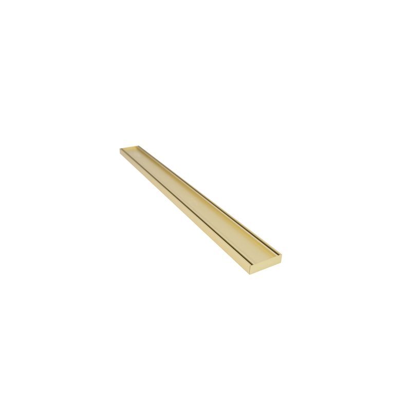 Lauxes Tile Insert Matte 100x100x26mm Brushed Brass