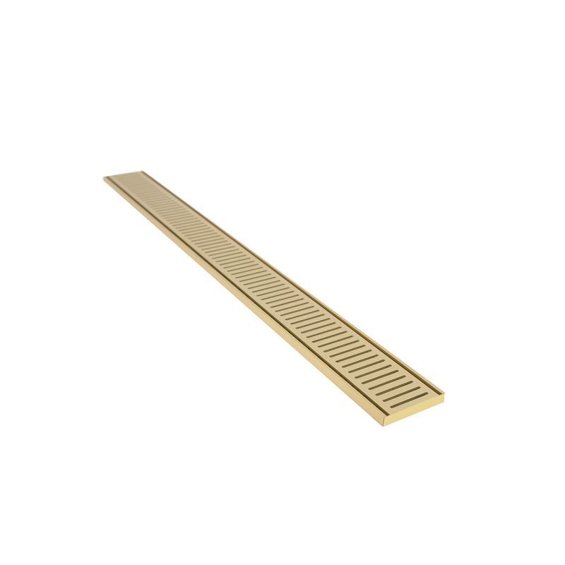Lauxes Floor Grate 100x100x14mm Brushed Brass