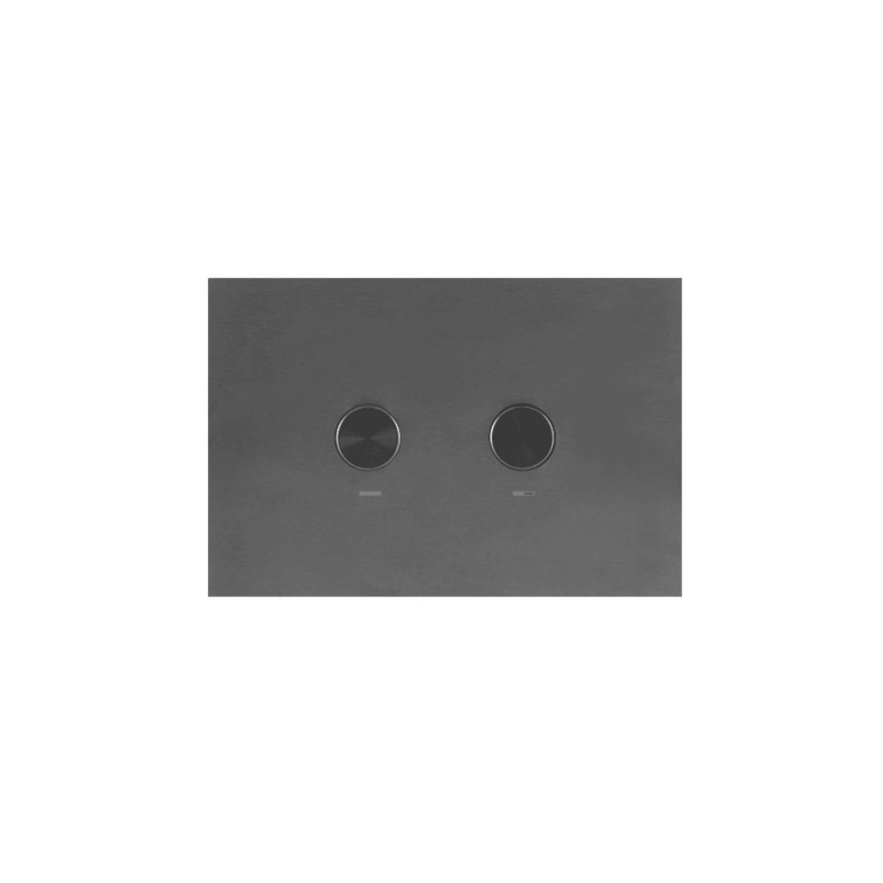 Oli Flush Panel Brushed Gunmetal PVD