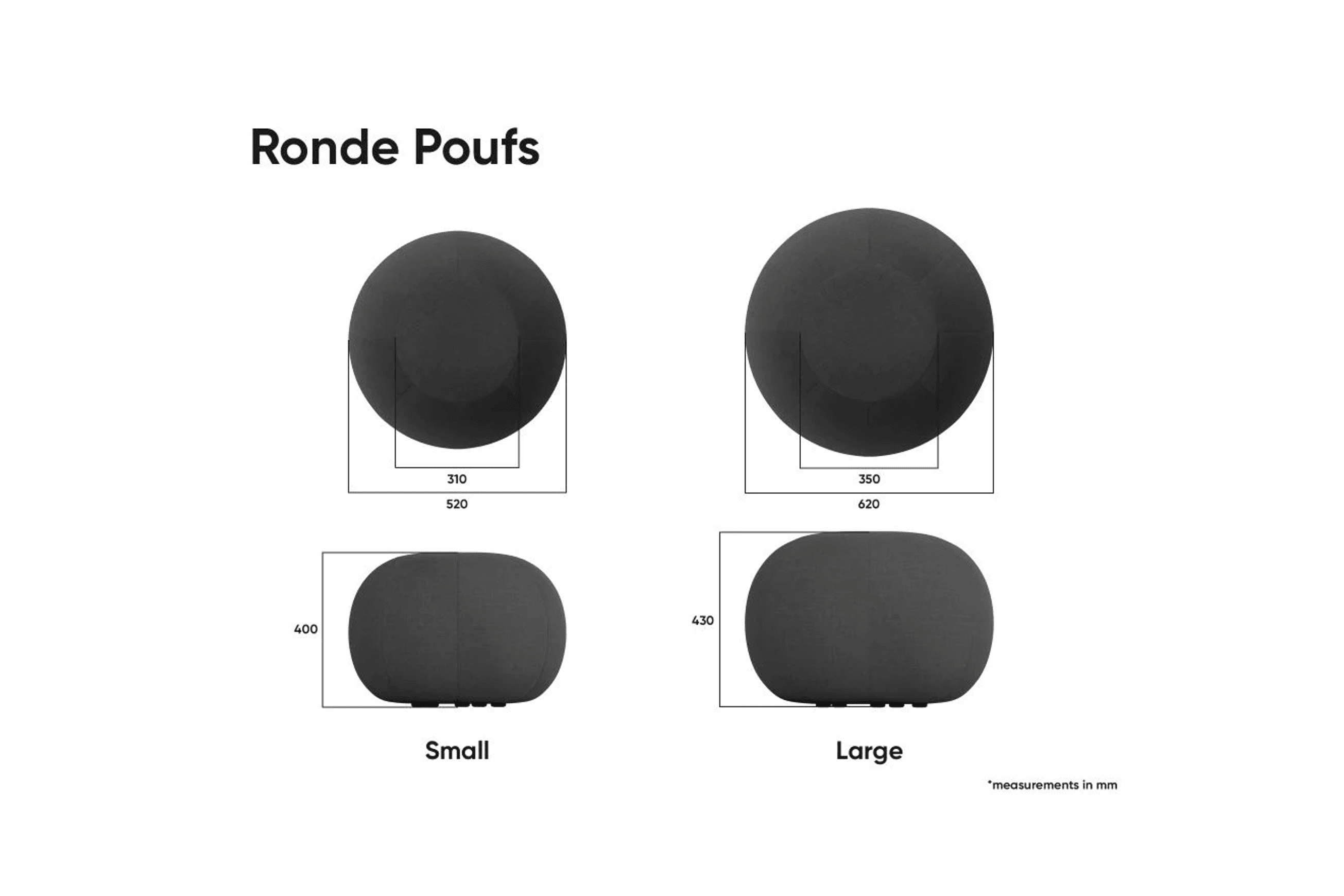 Large Ronde Pouf by Level