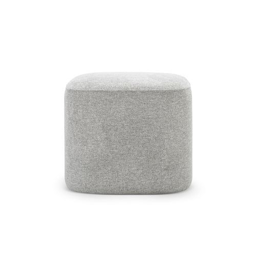 Podd Square Ottoman Stool | Hail Grey