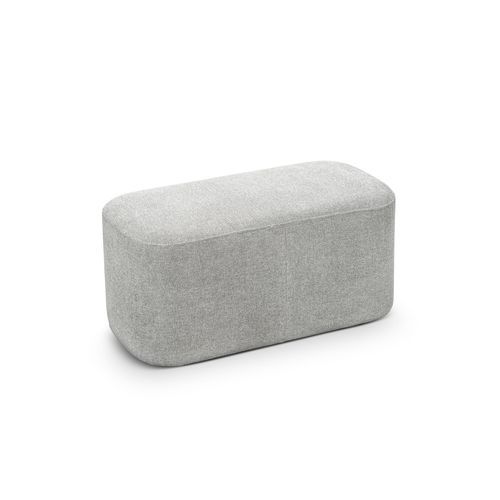 Podd Rectangle Ottoman Bench Stool | Hail Grey