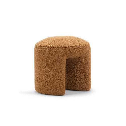 Remi Round Ottoman Stool | Teddy Rust