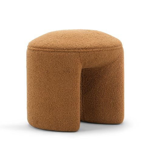 Remi Round Ottoman Stool | Teddy Rust