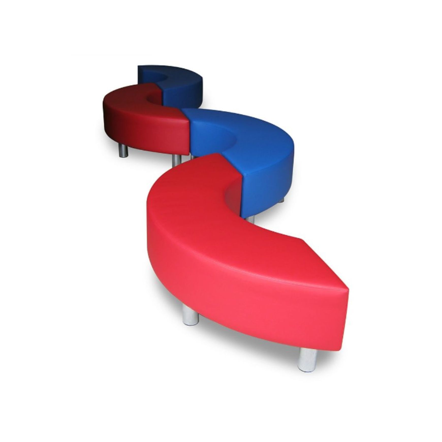 Curved ottoman