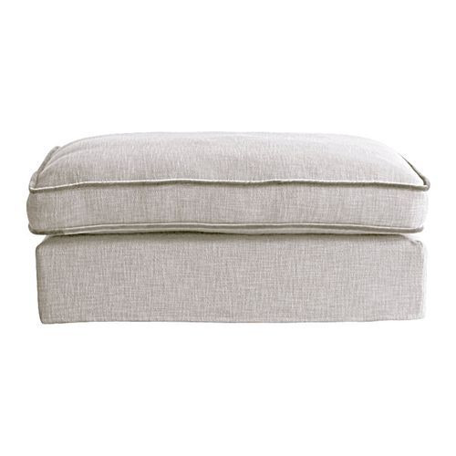 Miro Pillow Piping Ottoman