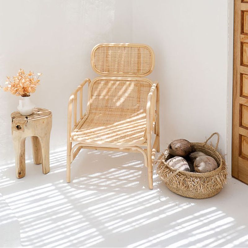 Fringed Seagrass Basket – Natural