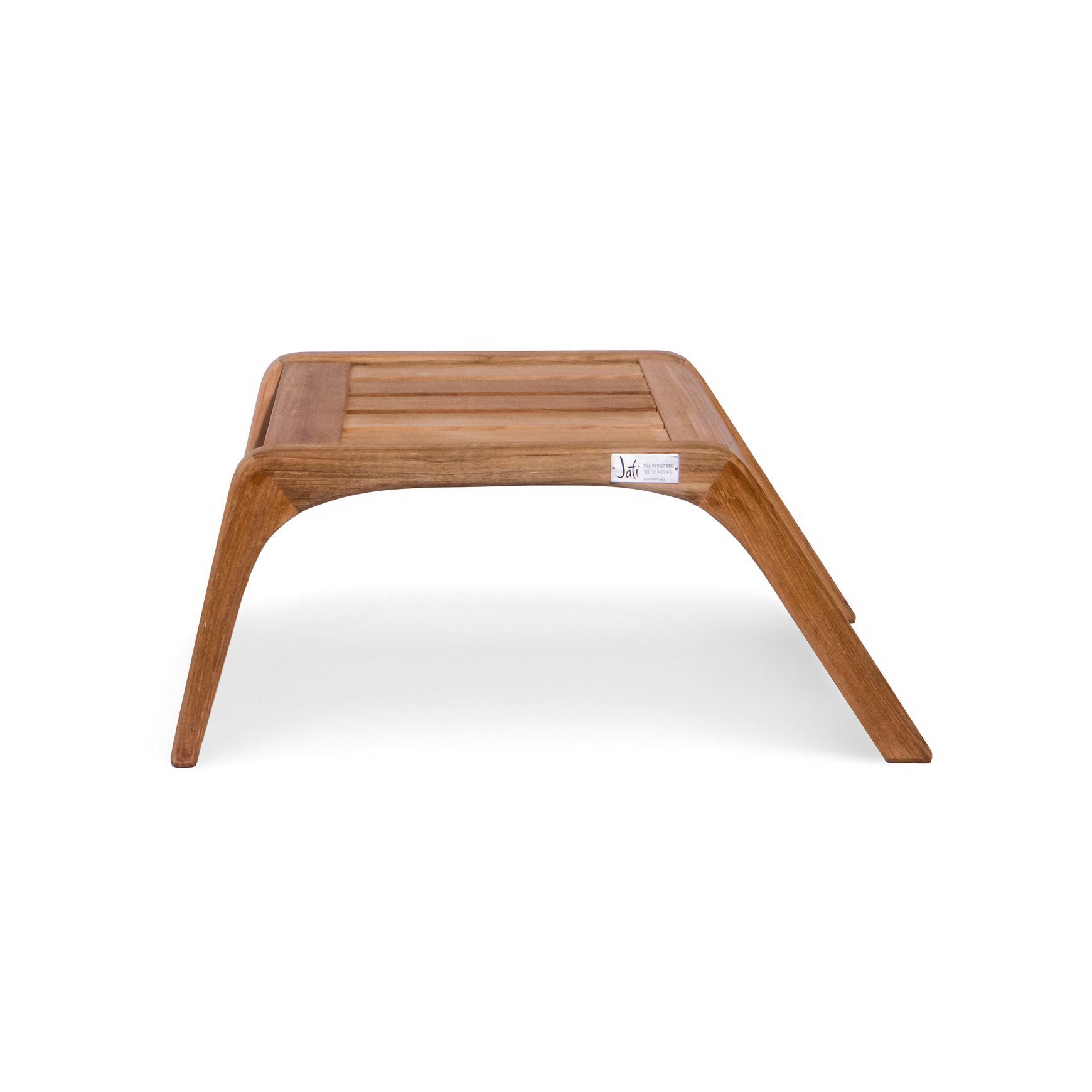 Una Teak Ottoman