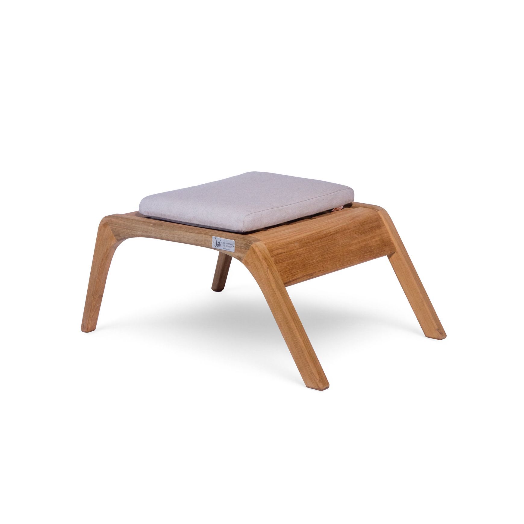 Una Teak Ottoman