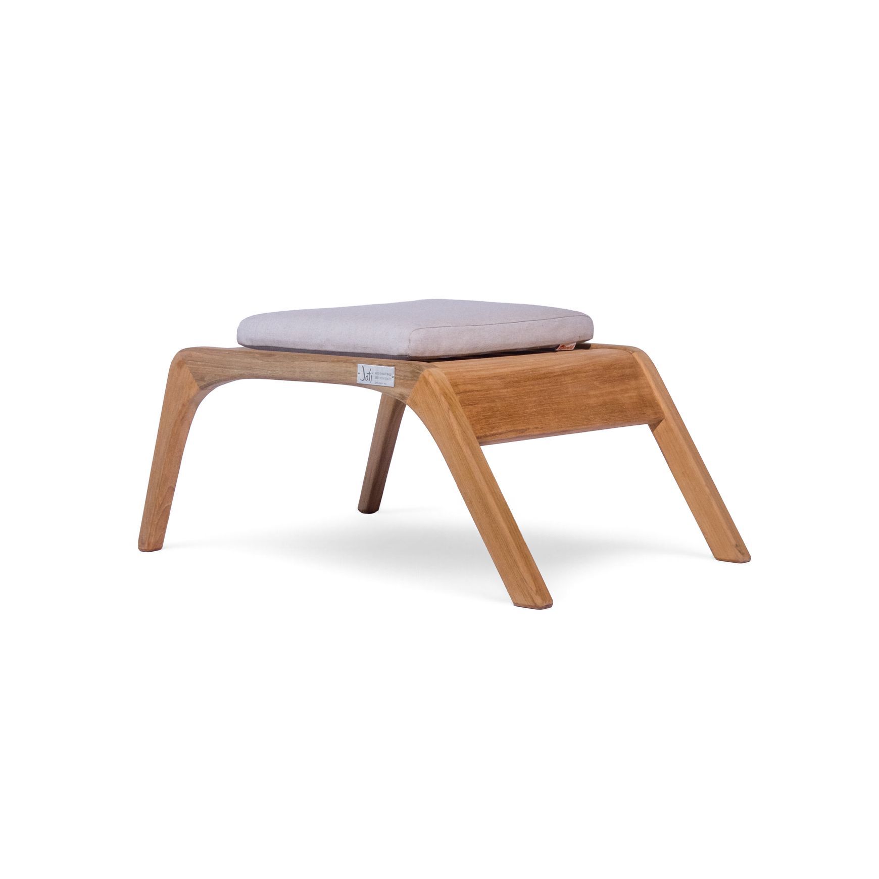 Una Teak Ottoman
