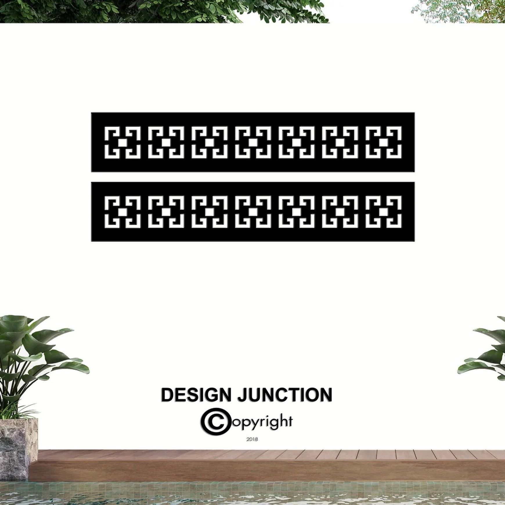 GEO (DJ02) - Fence Runner and Detailing Panel