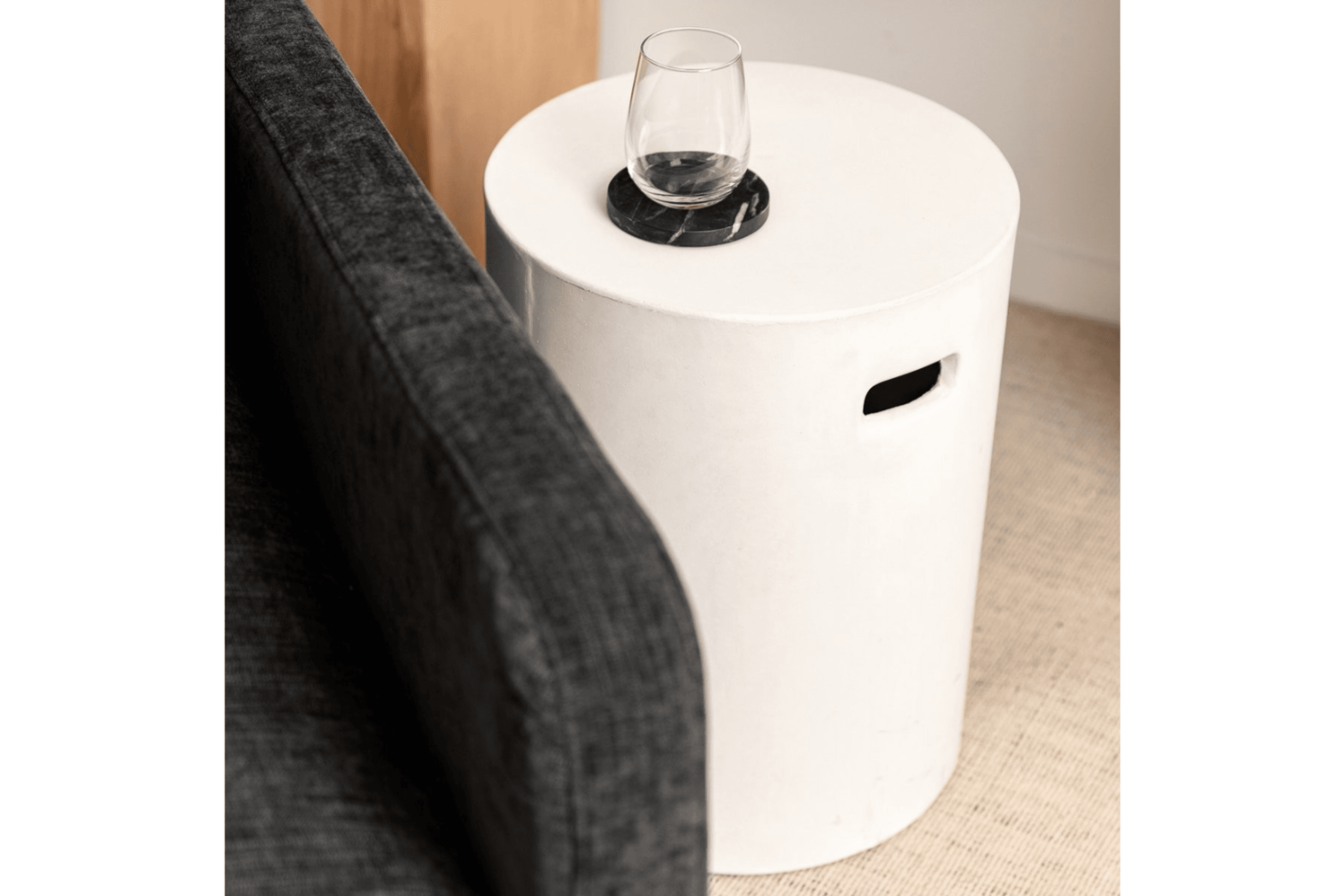 Pipe Concrete Stool / Side Table