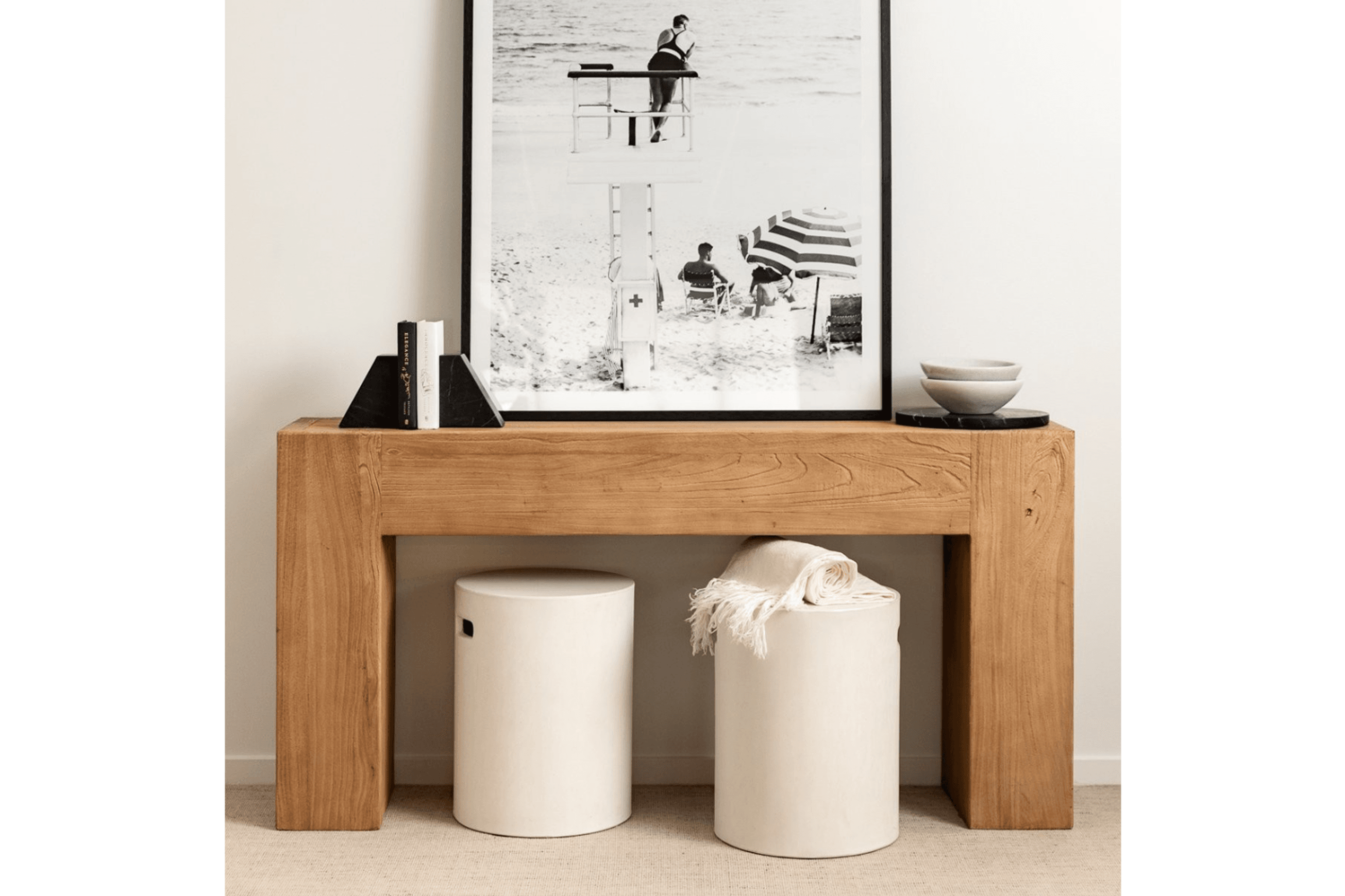 Pipe Concrete Stool / Side Table