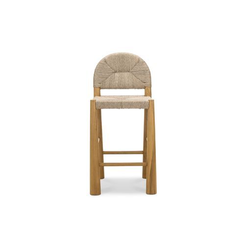 Caliste Woven Rope Arch Counter Stool | Indoor & Outdoor