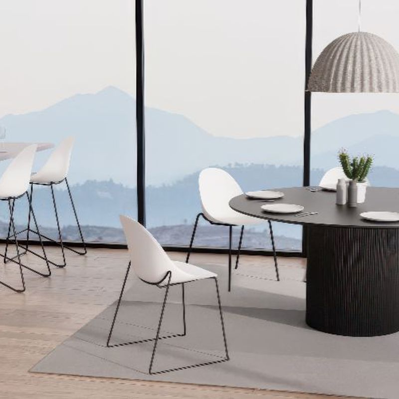 Pebble Stool Shell Seat