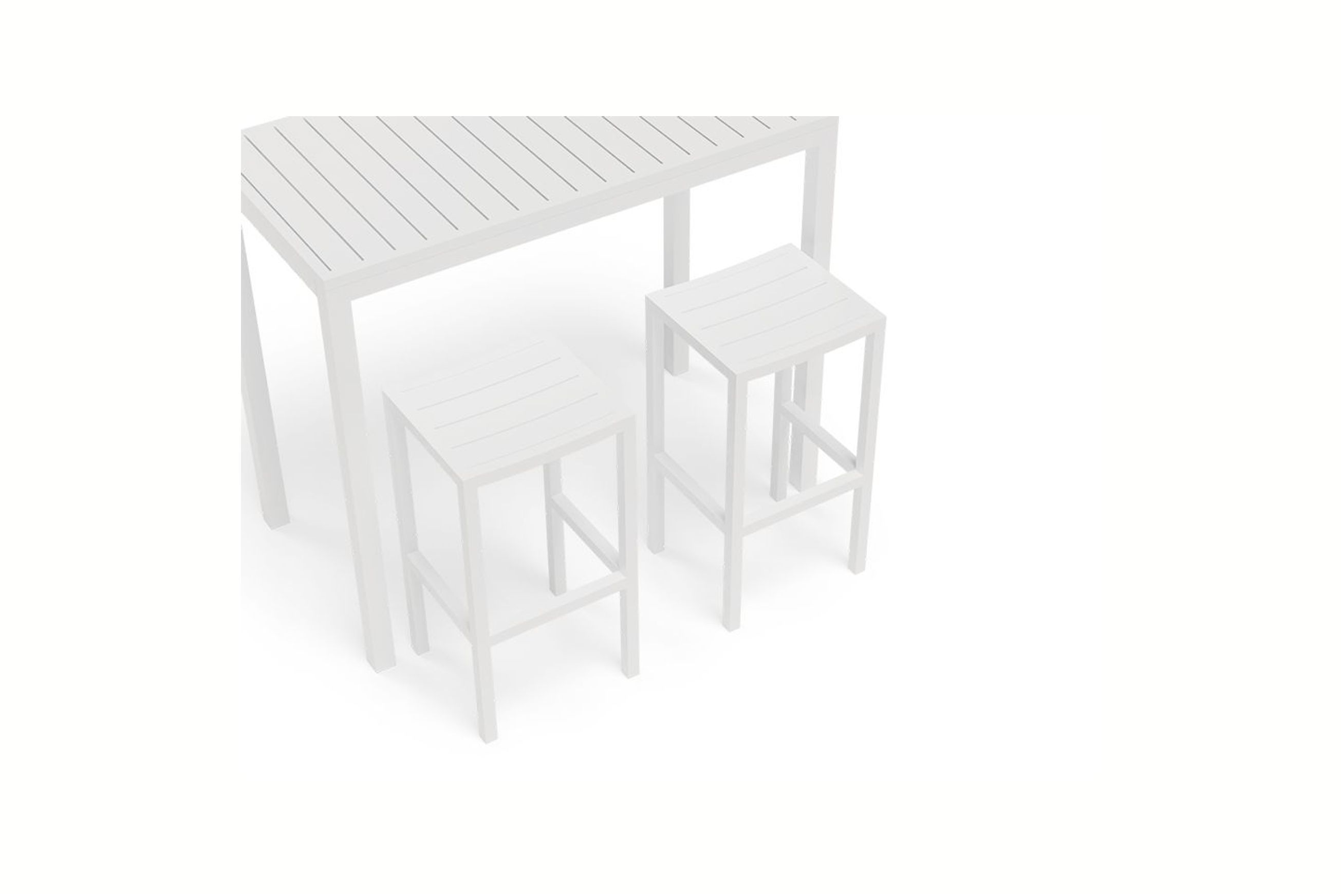 Halki Stool - Outdoor - White