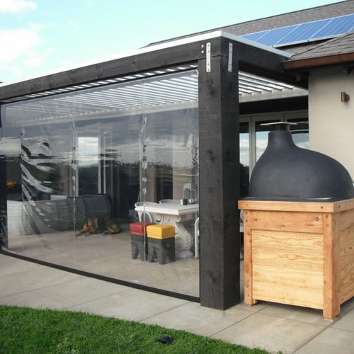 Drop Down Outdoor Screens