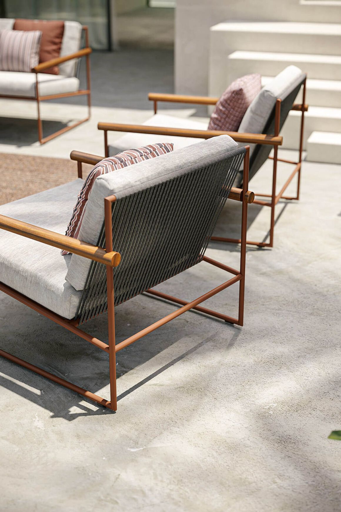 Pipe Outdoor Armchair by Atmosphera