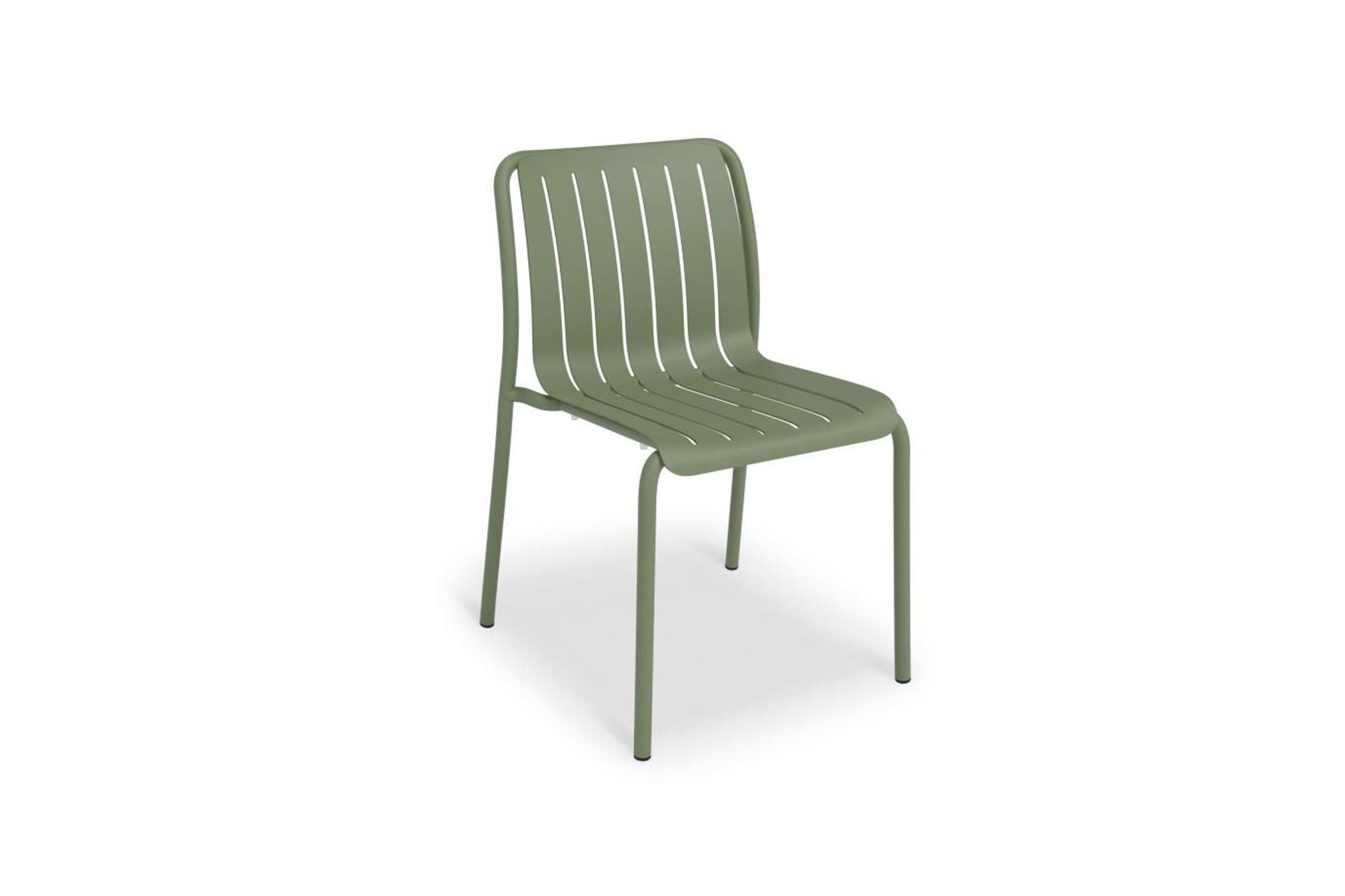 Roku Outdoor Dining Chair in Matt Eucalyptus Green