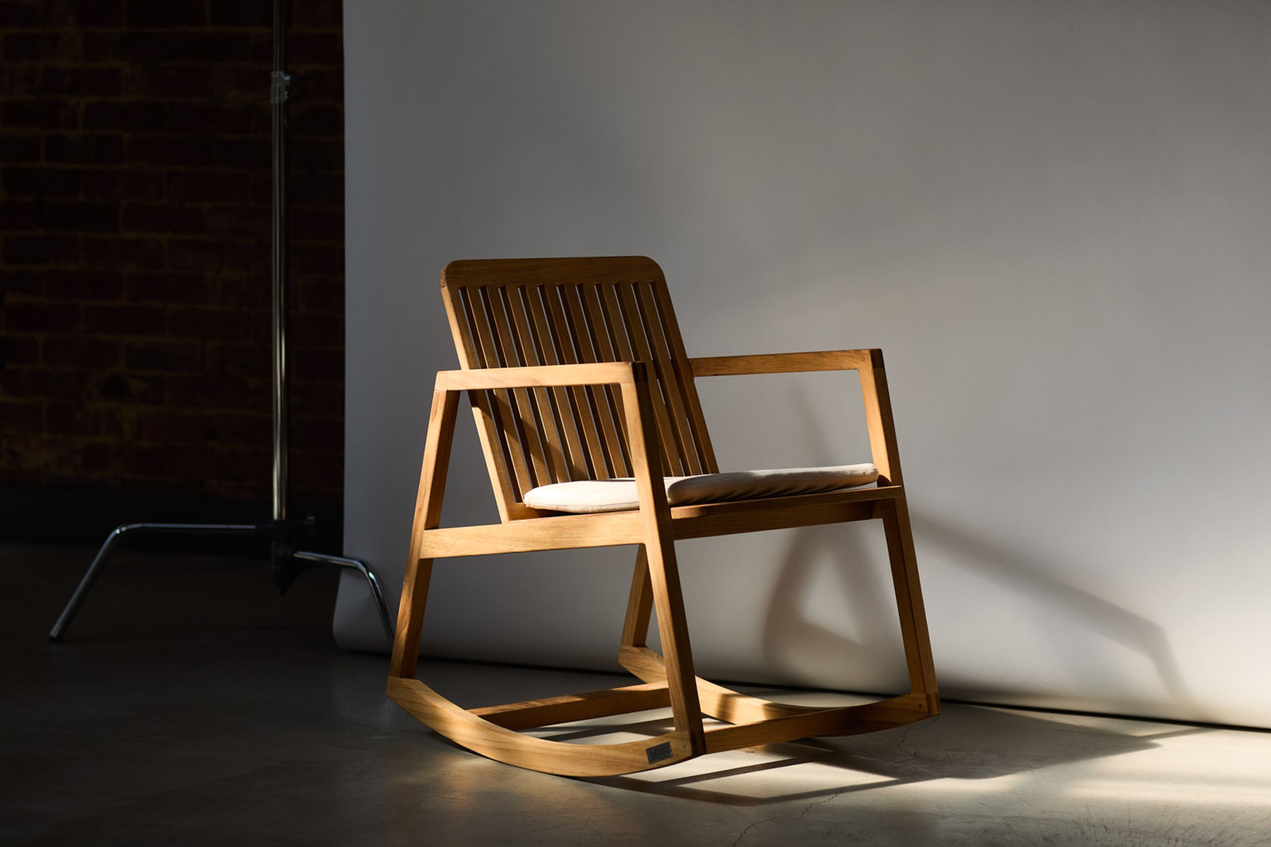Newbury Teak Outdoor Rocking Chair