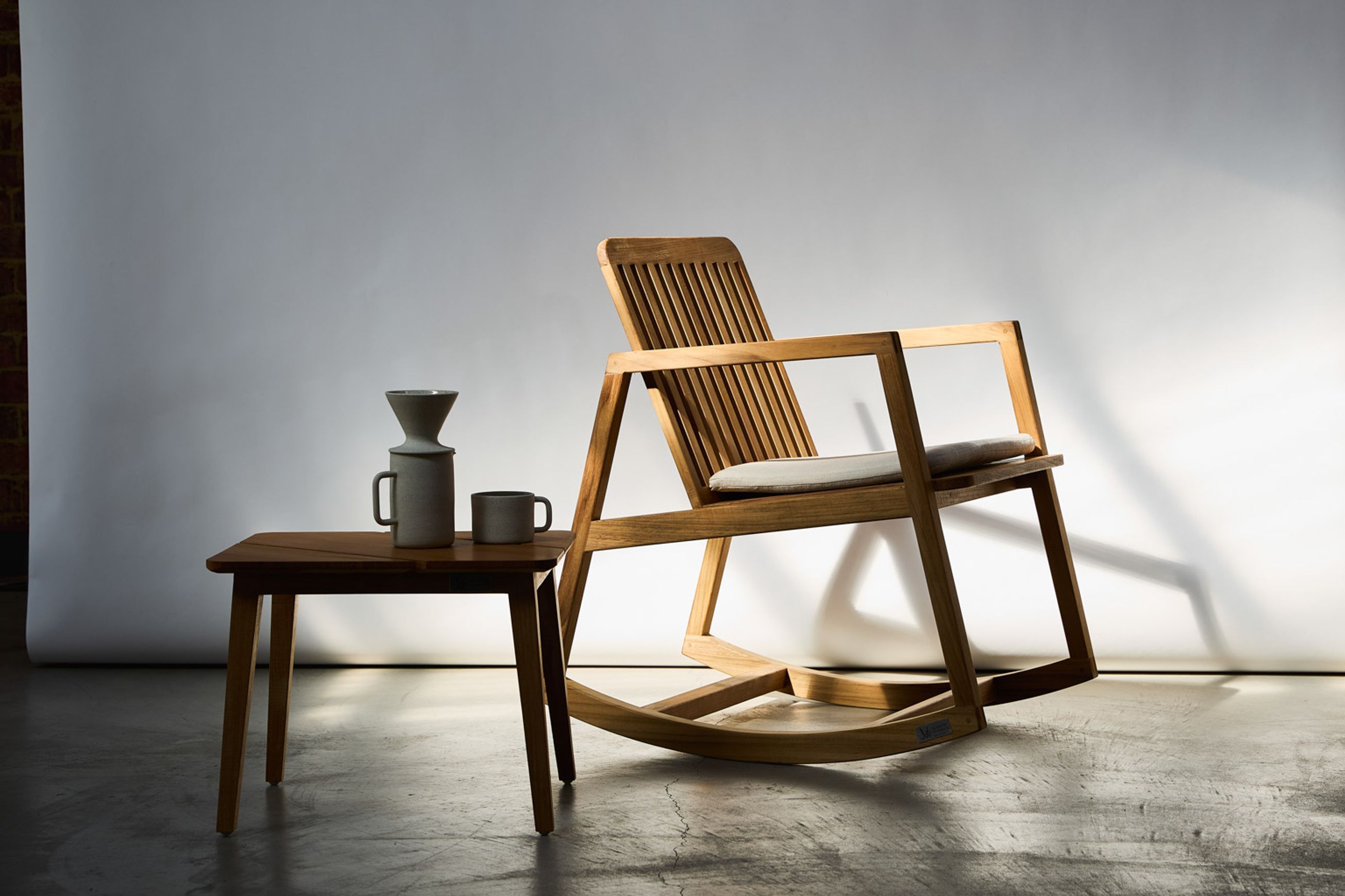 Newbury Teak Outdoor Rocking Chair