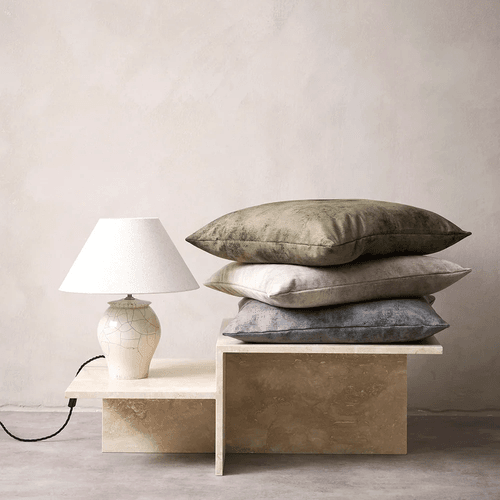 Baya Theo Velvet Cushion - Clover | Large 60 x 60cm