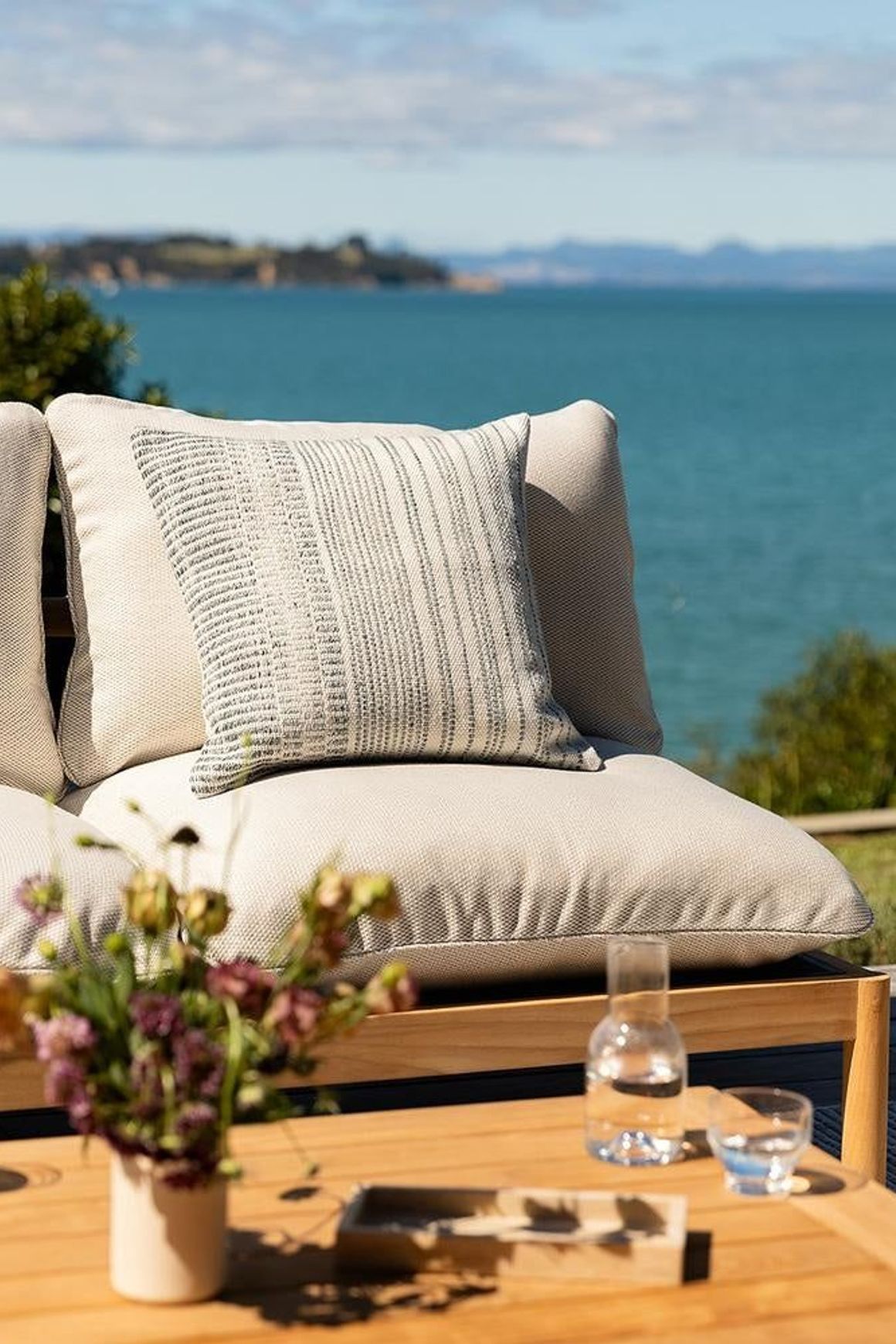 Baya Sonnet In & Outdoor Cushion - Eucalyptus
