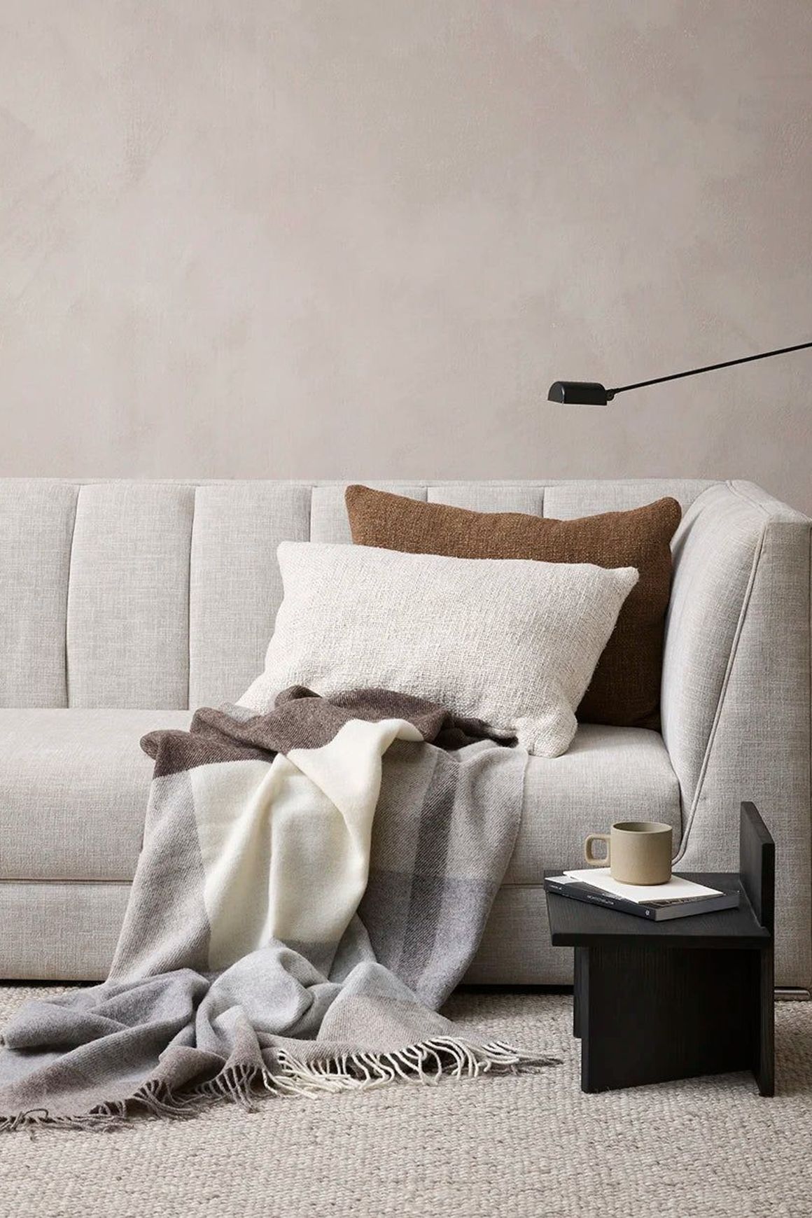 Baya Cyprian Cushion - Oatmeal | Lumbar 40 x 60cm