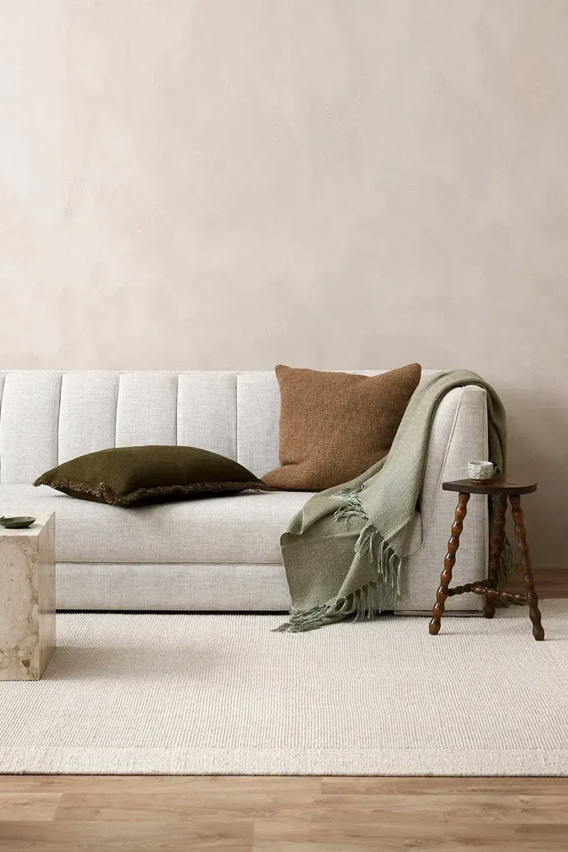 Baya Cyprian Cushion - Cocoa | Square - Two Sizes