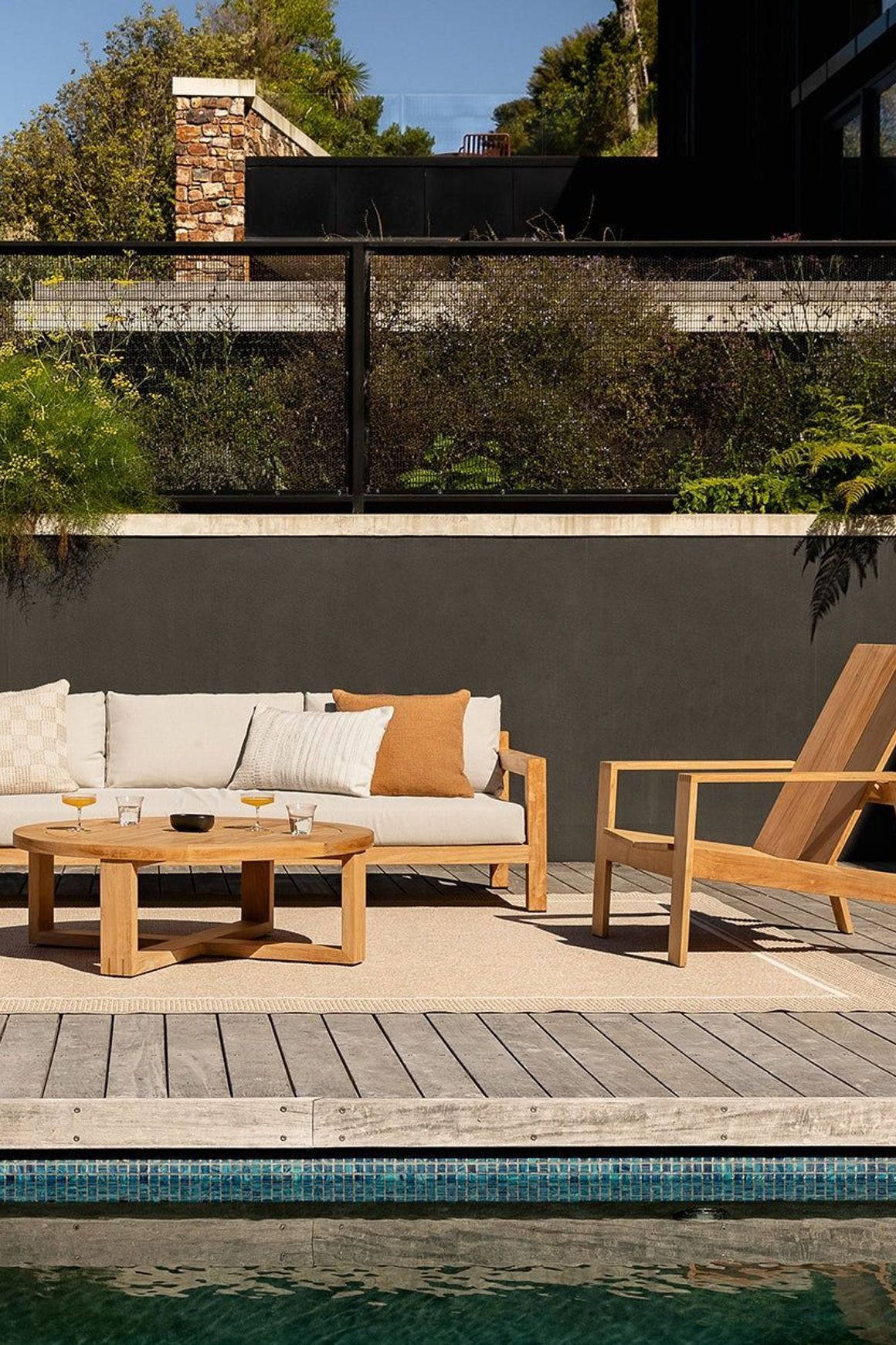 Baya Sonnet In & Outdoor Cushion - Almond