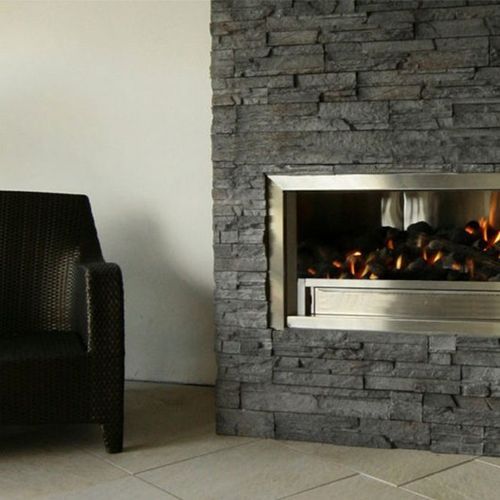 Aura Flued Outdoor Fireplace | 1200mm