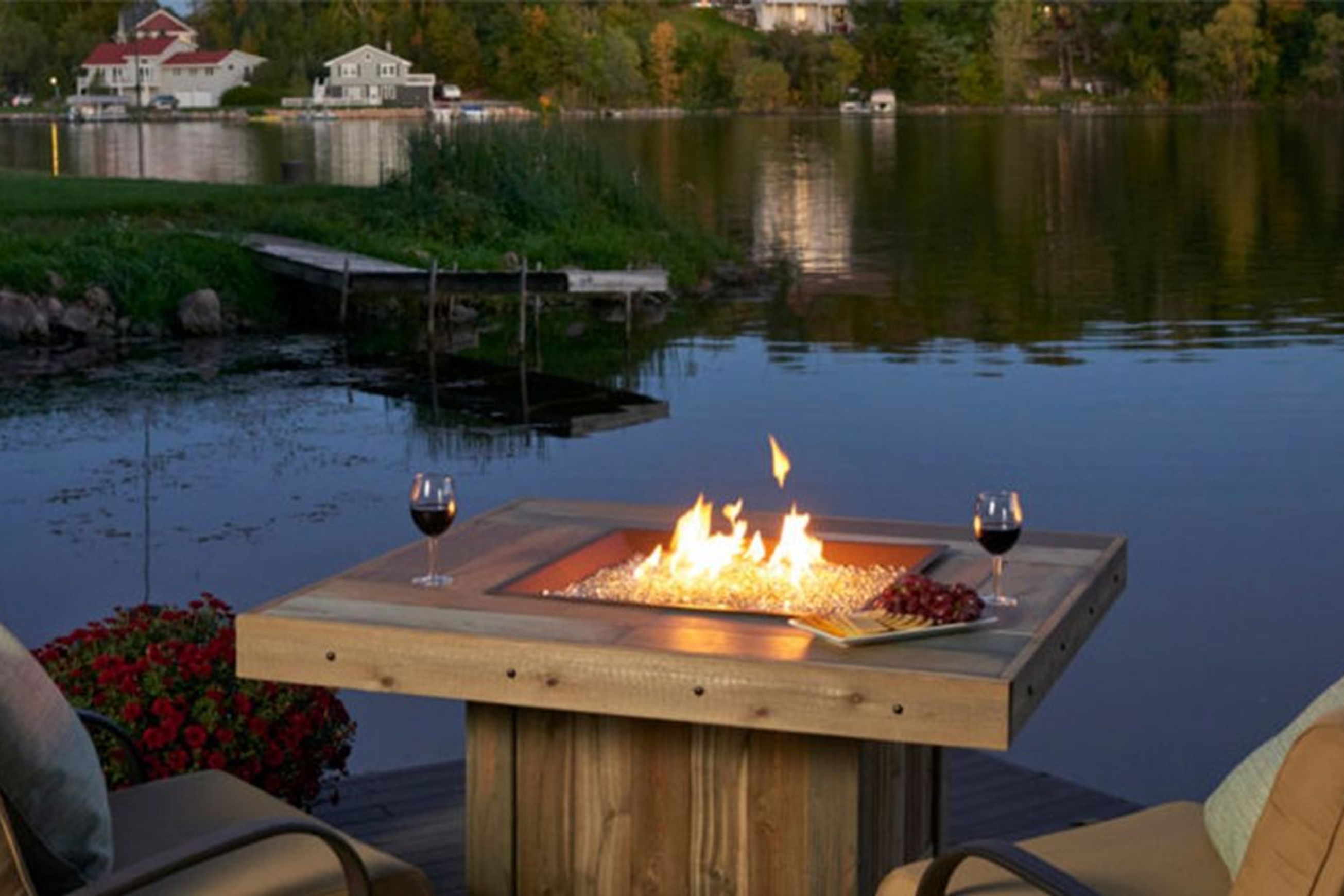 Rhode Island Outdoor Pit Fireplaces | Square