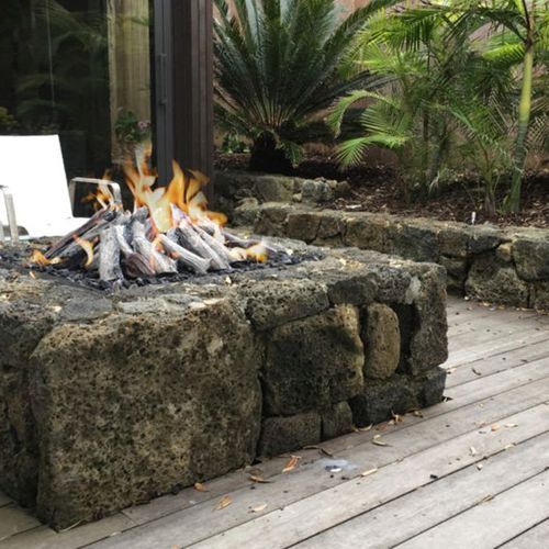 Rhode Island Outdoor Pit Fireplaces | Square