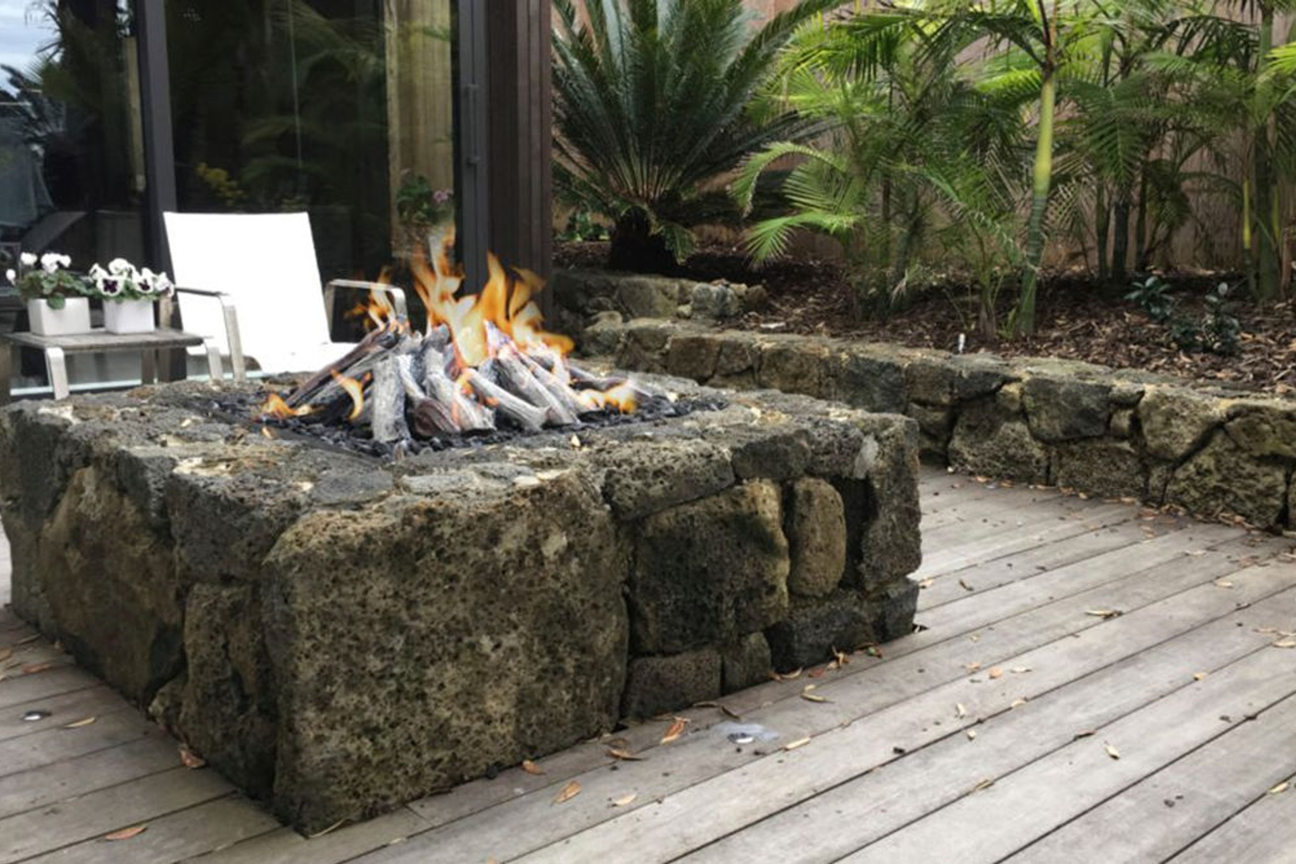 Rhode Island Outdoor Pit Fireplaces | Square