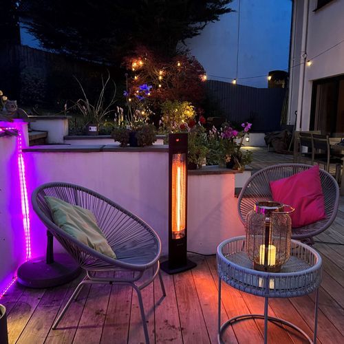 Malibu 2000 Watt Free Standing Heater with Remote