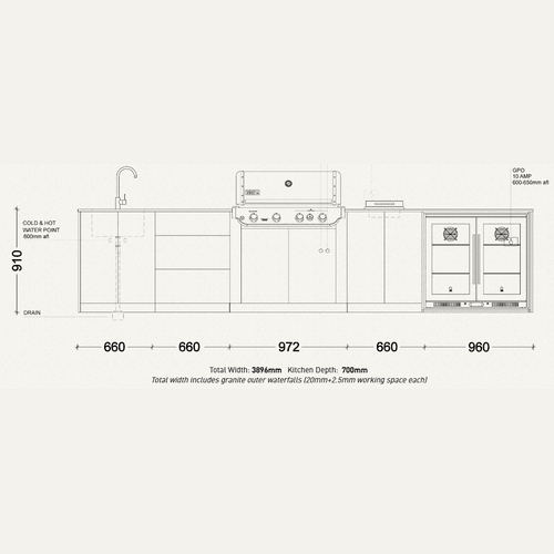 Weber Riverina Outdoor Kitchen | SELECT Range