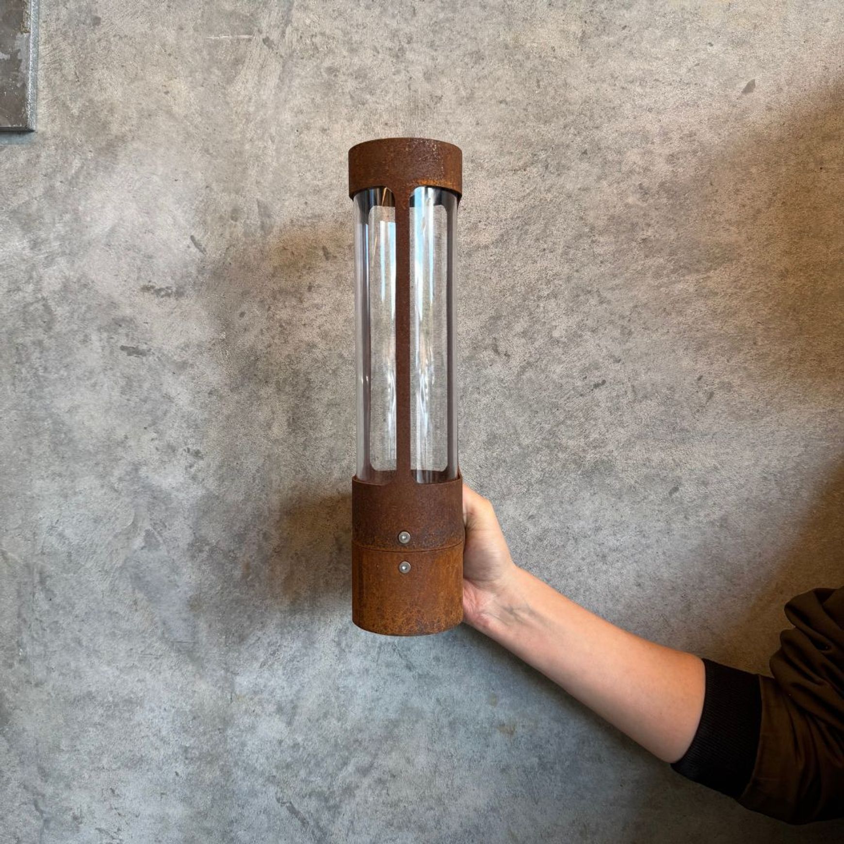 Helix Wall Light | Corten